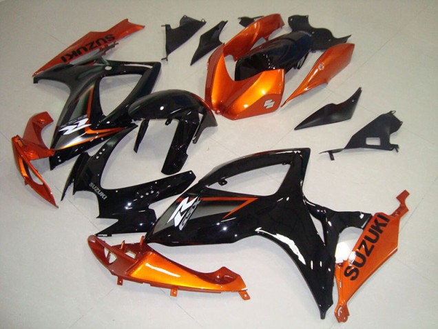 2006-2007 Black Orange Suzuki GSXR750 Motorbike Fairing 2006-2007 Black Orange Suzuki GSXR750 Motorbike Fairing