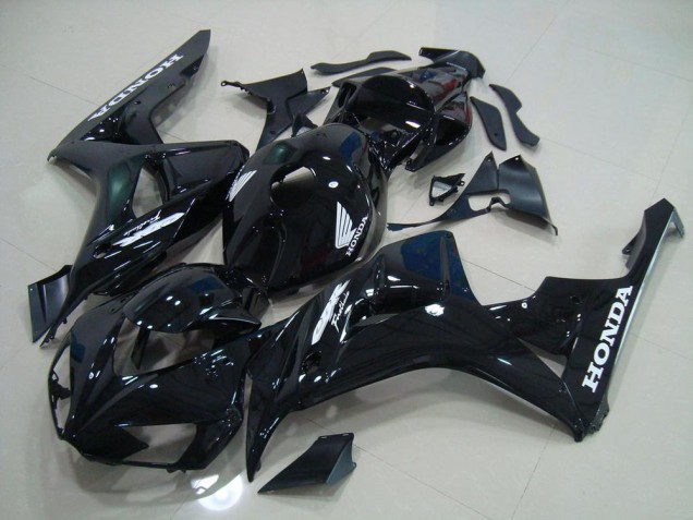 2006-2007 Black Silver Decals Honda CBR1000RR Motorcycle Fairing Kit 2006-2007 Black Silver Decals Honda CBR1000RR Motorcycle Fairing Kit