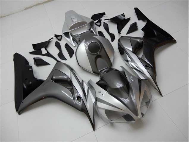 2006-2007 Black Silver Grey Honda CBR1000RR Motorcycle Bodywork 2006-2007 Black Silver Grey Honda CBR1000RR Motorcycle Bodywork