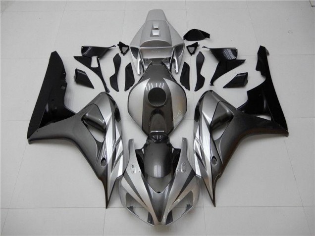 2006-2007 Black Silver Grey Honda CBR1000RR Motorcycle Bodywork 2006-2007 Black Silver Grey Honda CBR1000RR Motorcycle Bodywork