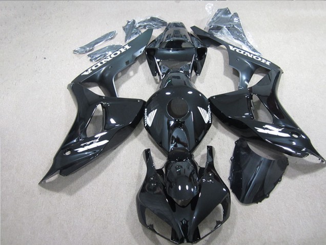 2006-2007 Black White Decal Honda CBR1000RR Motorcycle Fairing Kits 2006-2007 Black White Decal Honda CBR1000RR Motorcycle Fairing Kits