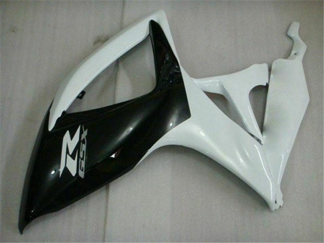 2006-2007 Black White Suzuki GSXR 600/750 Motorcycle Replacement Fairings 2006-2007 Black White Suzuki GSXR 600/750 Motorcycle Replacement Fairings