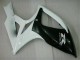 2006-2007 Black White Suzuki GSXR 600/750 Motorcycle Replacement Fairings 2006-2007 Black White Suzuki GSXR 600/750 Motorcycle Replacement Fairings