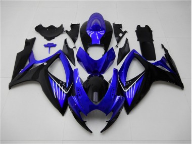 2006-2007 Blue Black Suzuki GSXR 600/750 Replacement Fairings & Bodywork