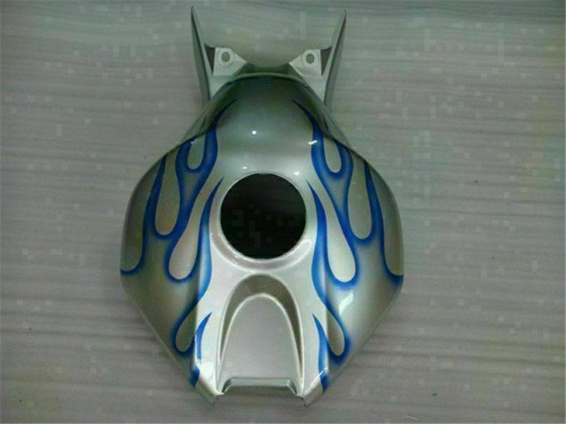 2006-2007 Blue Flame Silver Honda CBR1000RR Motorcycle Fairing Kits