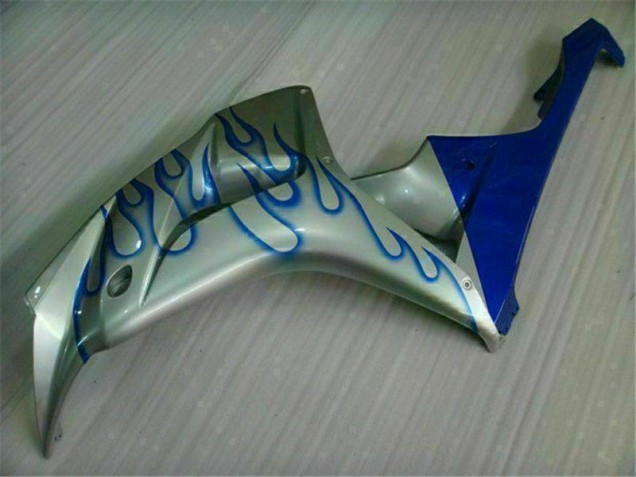 2006-2007 Blue Flame Silver Honda CBR1000RR Motorcycle Fairing Kits