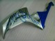 2006-2007 Blue Flame Silver Honda CBR1000RR Motorcycle Fairing Kits