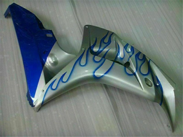 2006-2007 Blue Flame Silver Honda CBR1000RR Motorcycle Fairing Kits