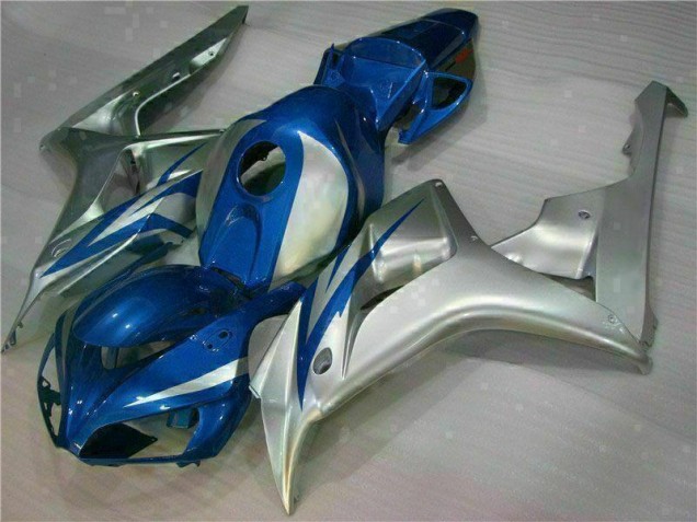 2006-2007 Blue Silver Honda CBR1000RR Motorcycle Fairings Kits 2006-2007 Blue Silver Honda CBR1000RR Motorcycle Fairings Kits