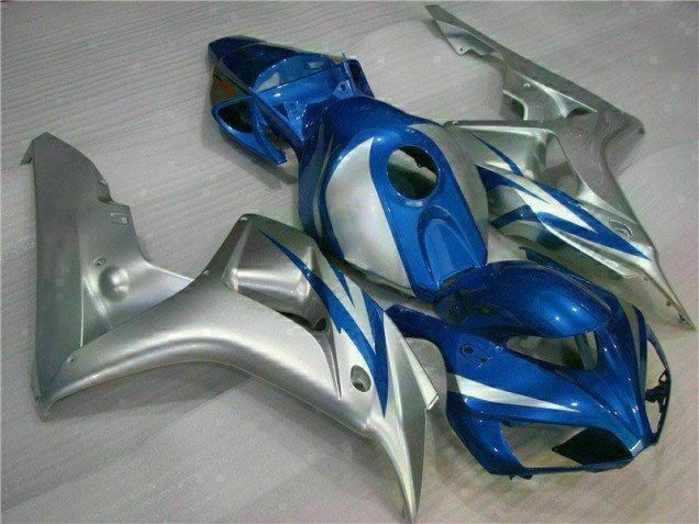 2006-2007 Blue Silver Honda CBR1000RR Motorcycle Fairings Kits 2006-2007 Blue Silver Honda CBR1000RR Motorcycle Fairings Kits