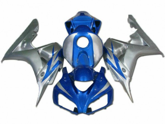 2006-2007 Blue Silver Honda CBR1000RR Motorcycle Fairings Kits 2006-2007 Blue Silver Honda CBR1000RR Motorcycle Fairings Kits
