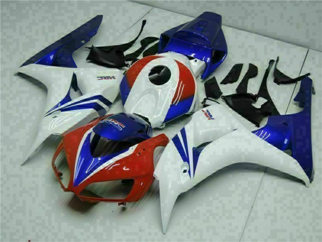 2006-2007 Blue White Honda CBR1000RR Motorbike Fairing Kits 2006-2007 Blue White Honda CBR1000RR Motorbike Fairing Kits