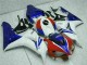 2006-2007 Blue White Honda CBR1000RR Motorbike Fairing Kits 2006-2007 Blue White Honda CBR1000RR Motorbike Fairing Kits