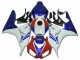 2006-2007 Blue White Honda CBR1000RR Motorbike Fairing Kits 2006-2007 Blue White Honda CBR1000RR Motorbike Fairing Kits