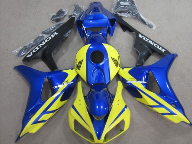 2006-2007 Blue Yellow Honda CBR1000RR Replacement Fairings 2006-2007 Blue Yellow Honda CBR1000RR Replacement Fairings
