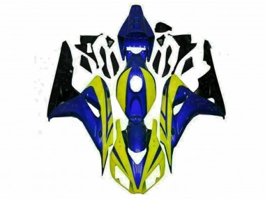 2006-2007 Blue Yellow Honda CBR1000RR Motorcycle Replacement Fairings