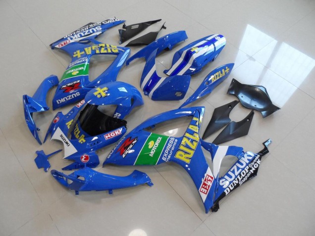 2006-2007 Blue Yellow Rizla Suzuki GSXR750 Replacement Fairings 2006-2007 Blue Yellow Rizla Suzuki GSXR750 Replacement Fairings