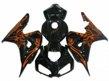 2006-2007 Brown Black Honda CBR1000RR Motorbike Fairing Kits
