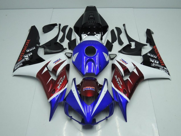 2006-2007 Burgandy and Blue Honda CBR1000RR Bike Fairing 2006-2007 Burgandy and Blue Honda CBR1000RR Bike Fairing