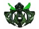 2006-2007 Green Flame Black Honda CBR1000RR Moto Fairings 2006-2007 Green Flame Black Honda CBR1000RR Moto Fairings