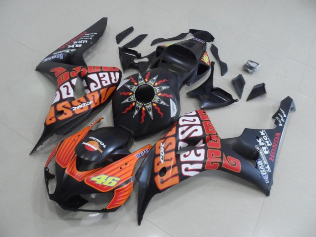 2006-2007 Matte Rossi Honda CBR1000RR Bike Fairings 2006-2007 Matte Rossi Honda CBR1000RR Bike Fairings