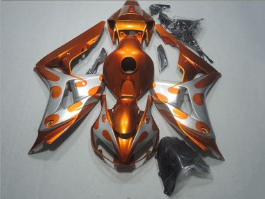 2006-2007 Orange Honda CBR1000RR Motorcycle Replacement Fairings