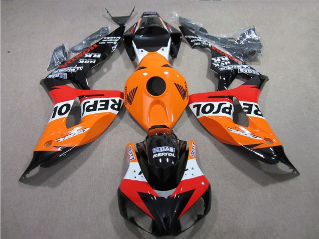 2006-2007 Orange Repsol Honda CBR1000RR Motorcycle Fairings 2006-2007 Orange Repsol Honda CBR1000RR Motorcycle Fairings
