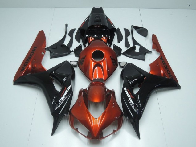 2006-2007 Orange and Black Honda CBR1000RR Motorcycle Fairing 2006-2007 Orange and Black Honda CBR1000RR Motorcycle Fairing