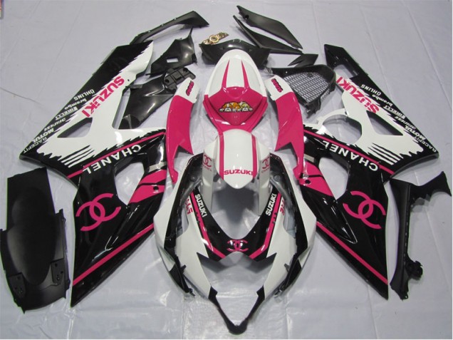 2006-2007 Pink Chanel Suzuki GSXR600 Bike Fairings 2006-2007 Pink Chanel Suzuki GSXR600 Bike Fairings