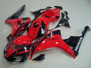 2006-2007 Red Black Honda CBR1000RR Motorbike Fairings