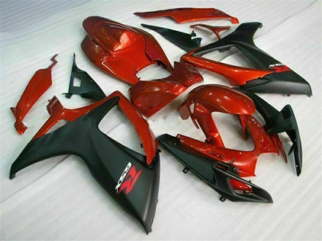 2006-2007 Red Black Suzuki GSXR 600/750 Motorcycle Bodywork 2006-2007 Red Black Suzuki GSXR 600/750 Motorcycle Bodywork