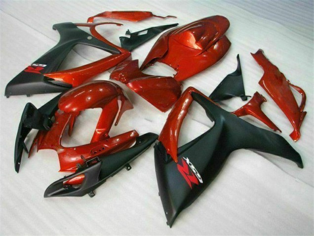 2006-2007 Red Black Suzuki GSXR 600/750 Motorcycle Bodywork 2006-2007 Red Black Suzuki GSXR 600/750 Motorcycle Bodywork