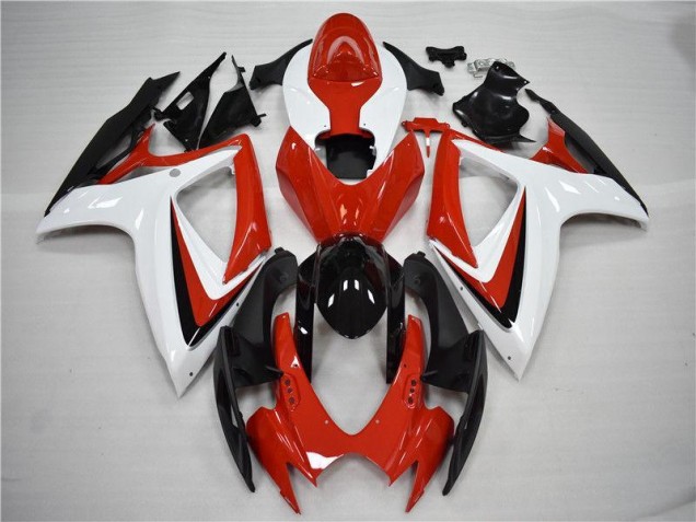 2006-2007 Red Black Suzuki GSXR 600/750 Motorcycle Fairings Kits 2006-2007 Red Black Suzuki GSXR 600/750 Motorcycle Fairings Kits