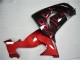 2006-2007 Red Flame Kawasaki ZX10R Motorcycle Fairings Kit