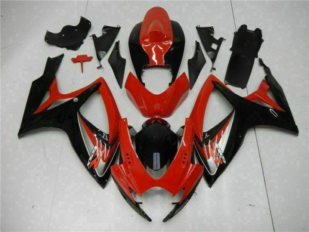 2006-2007 Red Suzuki GSXR 600/750 Bike Fairing Kit 2006-2007 Red Suzuki GSXR 600/750 Bike Fairing Kit