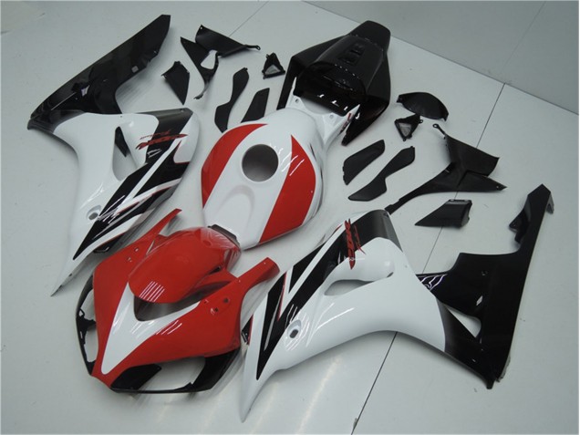 2006-2007 Red White Black Honda CBR1000RR Motorcycle Fairings 2006-2007 Red White Black Honda CBR1000RR Motorcycle Fairings