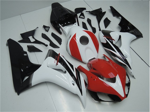 2006-2007 Red White Black Honda CBR1000RR Motorcycle Fairings 2006-2007 Red White Black Honda CBR1000RR Motorcycle Fairings