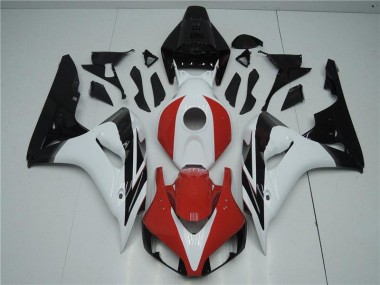 2006-2007 Red White Black Honda CBR1000RR Motorcycle Fairings