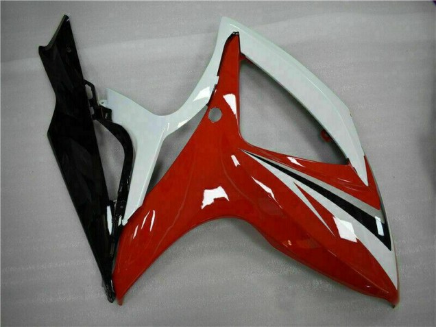 2006-2007 Red White Suzuki GSXR 600/750 Motorcycle Fairings Kits 2006-2007 Red White Suzuki GSXR 600/750 Motorcycle Fairings Kits