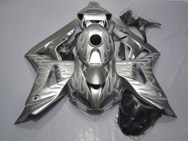 2006-2007 Silver Flame Honda CBR1000RR Bike Fairings 2006-2007 Silver Flame Honda CBR1000RR Bike Fairings