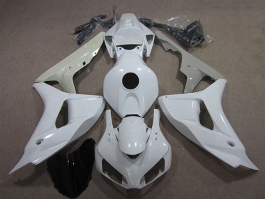 2006-2007 White Honda CBR1000RR Motorcycle Fairings Kit