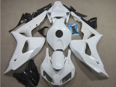 2006-2007 White Honda CBR1000RR Motorcycle Fairings Kits