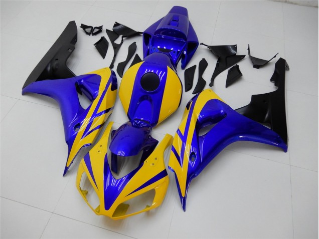 2006-2007 Yellow Blue Honda CBR1000RR Replacement Motorcycle Fairings 2006-2007 Yellow Blue Honda CBR1000RR Replacement Motorcycle Fairings