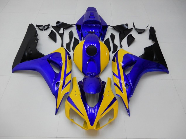 2006-2007 Yellow Blue Honda CBR1000RR Replacement Motorcycle Fairings 2006-2007 Yellow Blue Honda CBR1000RR Replacement Motorcycle Fairings