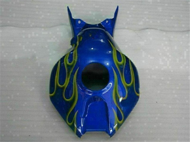 2006-2007 Yellow Flame Blue Honda CBR1000RR Replacement Fairings 2006-2007 Yellow Flame Blue Honda CBR1000RR Replacement Fairings