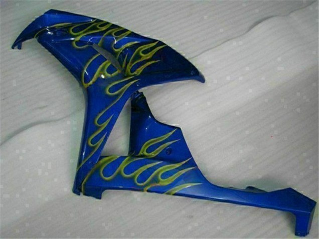 2006-2007 Yellow Flame Blue Honda CBR1000RR Replacement Fairings 2006-2007 Yellow Flame Blue Honda CBR1000RR Replacement Fairings