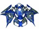 2006-2007 Yellow Flame Blue Honda CBR1000RR Replacement Fairings 2006-2007 Yellow Flame Blue Honda CBR1000RR Replacement Fairings