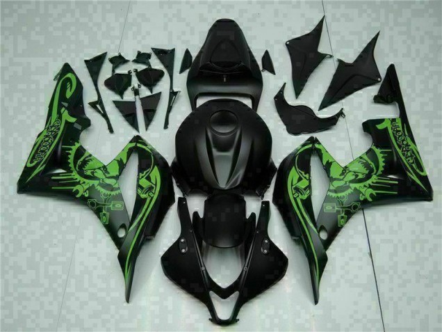 2007-2008 Black Green Honda CBR600RR Motorcycle Fairing Kits 2007-2008 Black Green Honda CBR600RR Motorcycle Fairing Kits