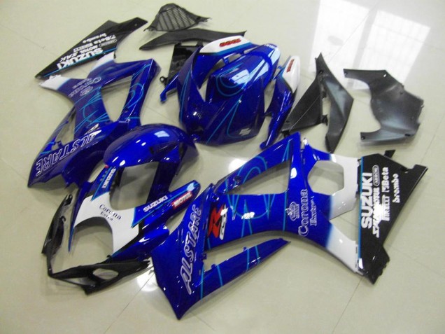 2007-2008 Blue Corona Suzuki GSXR 1000 K7 Bike Fairings 2007-2008 Blue Corona Suzuki GSXR 1000 K7 Bike Fairings