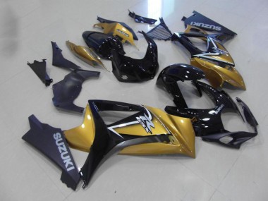 2007-2008 Gold Black Suzuki GSXR 1000 K7 Replacement Fairings